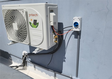 حالة مكيف الهواء الشمسي BTU18000 في بورتوريكو